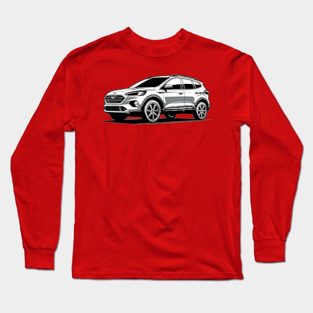 Ford Escape Long Sleeve T-Shirt by Vehicles-Art